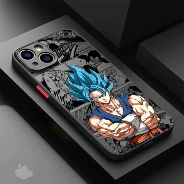 Custodia iPhone Antiurto Goku Blue