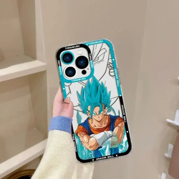 Custodia iPhone Silicone Goku Blue