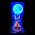 Figura di Goku che fa la Genkidama