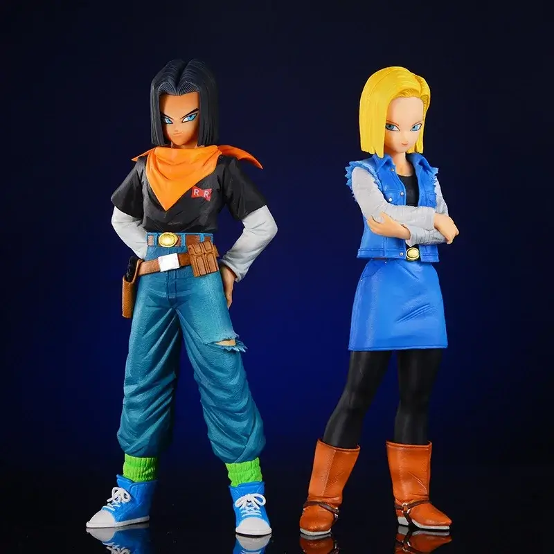 Figura Dragon Ball C-17 e C-18 Figura Dragon Ball C-17 e C-18