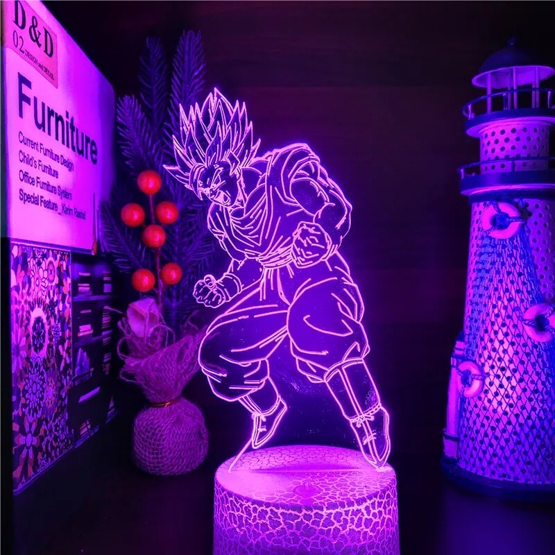 Lampada Goku Trasformazione