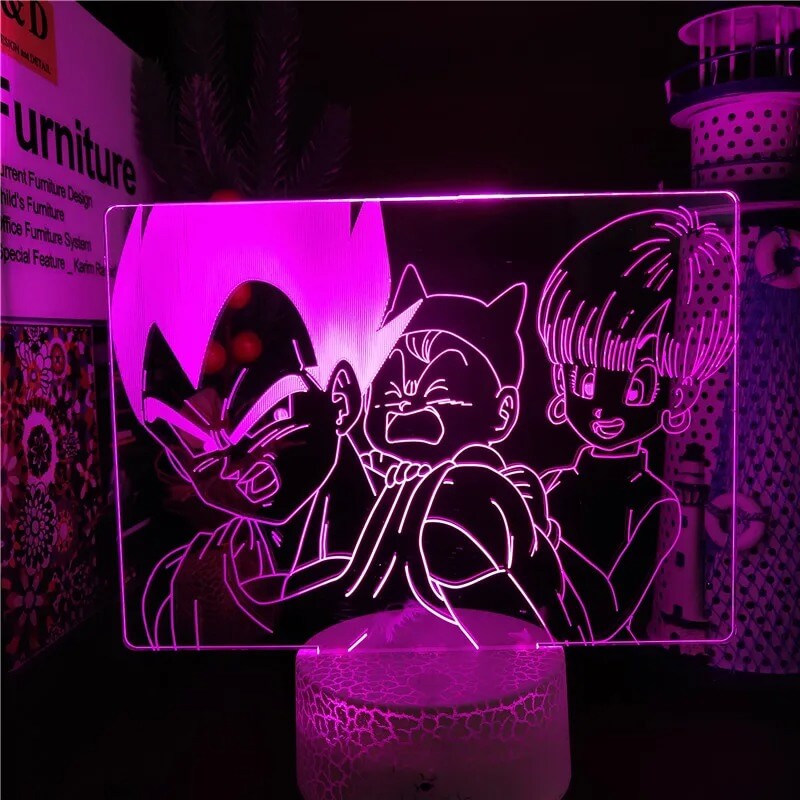 Lampada Vegeta Bulma Trunks