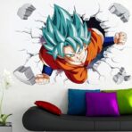 Stickers Goku Blue