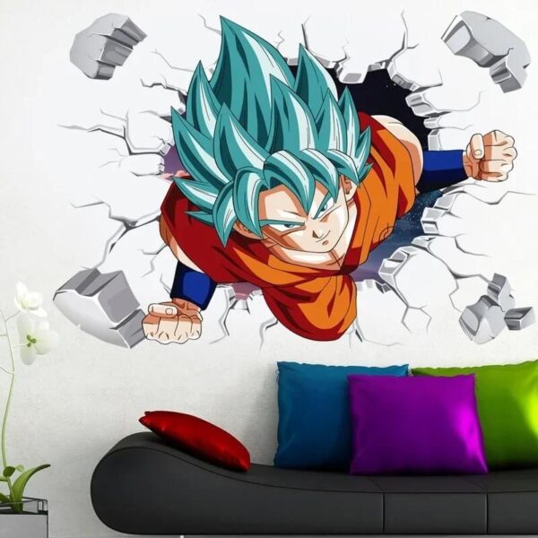 Stickers Goku Blue