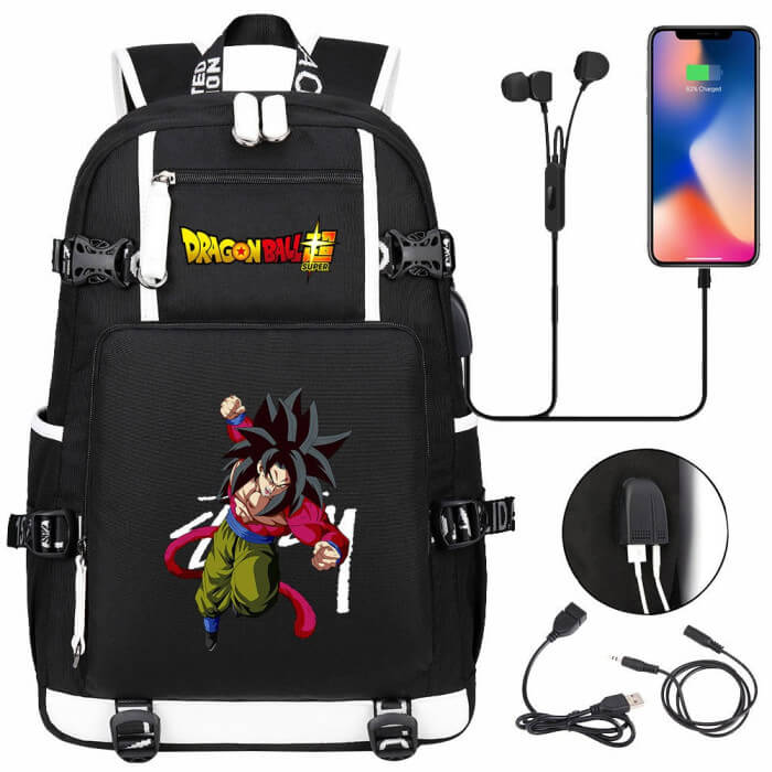 Zaino Dragon Ball Black Saiyan