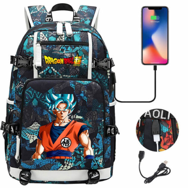 Zaino Dragon Ball Goku Saiyan Blue